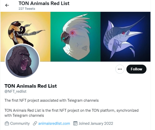 отзывы от Animals Red List NFT