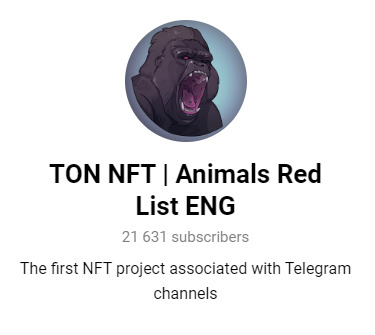 Телеграм-канал Ton animals Redlist