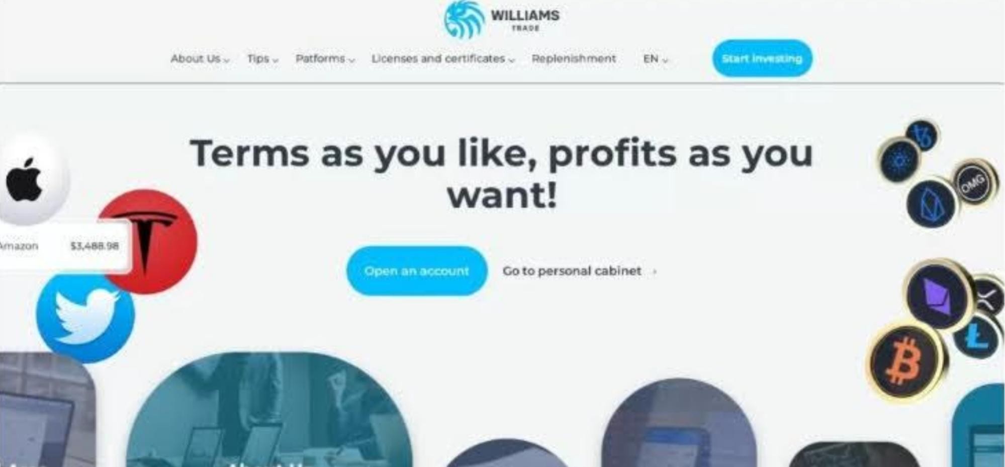 Williams Trade сайт обзор