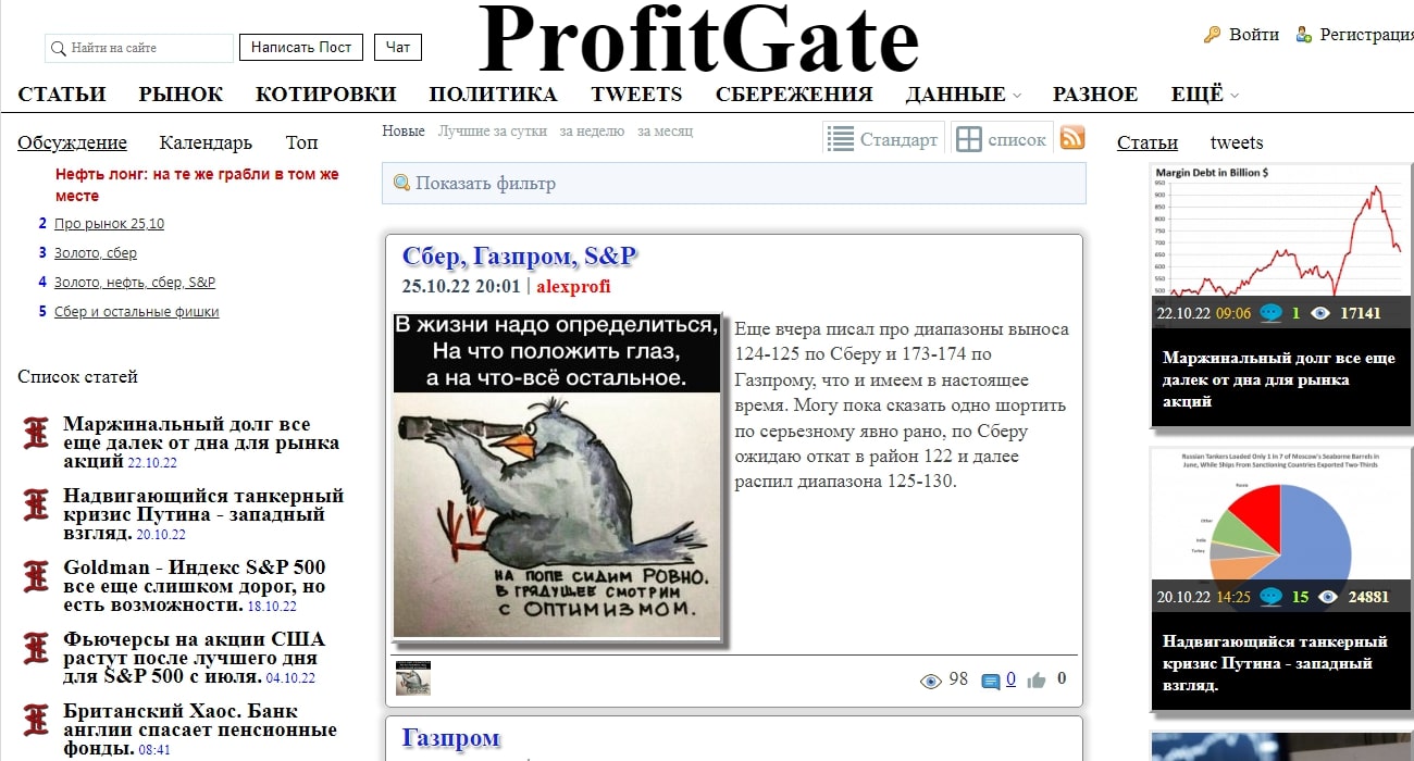Сайт profitgate.ru