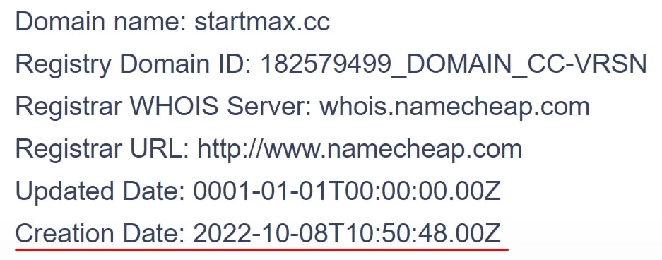 StartUpStar проверка домена