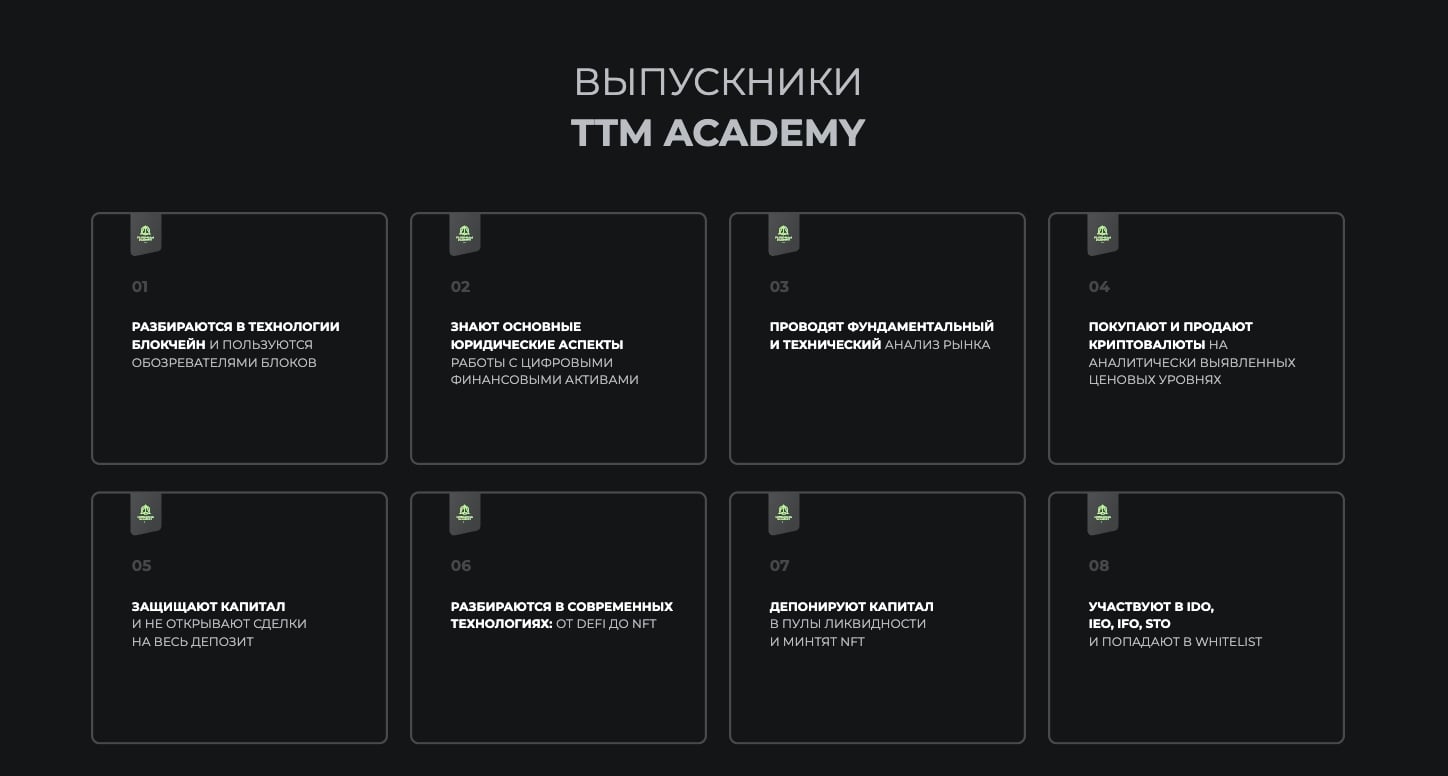 TTM Academy сайт