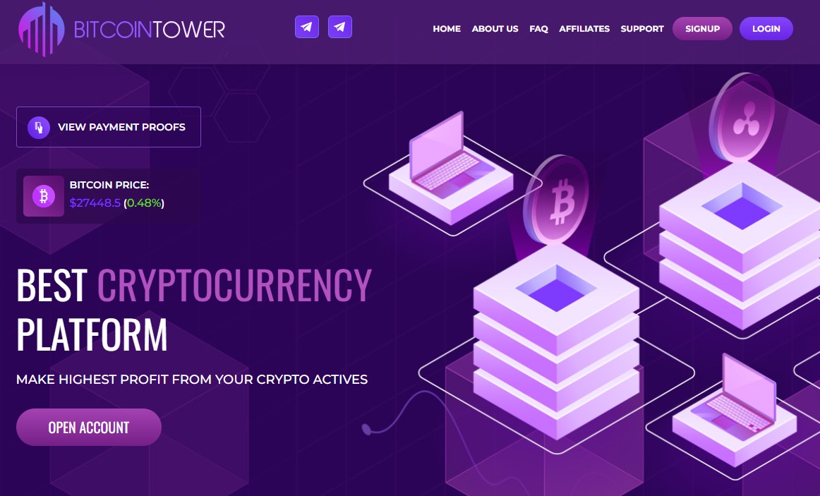 Bitcoin tower online обзор сайта