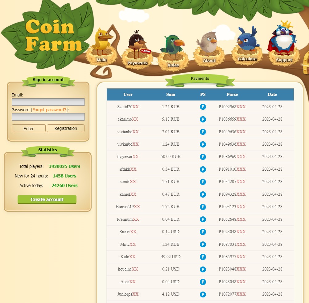 Coin Farm net обзор сайта