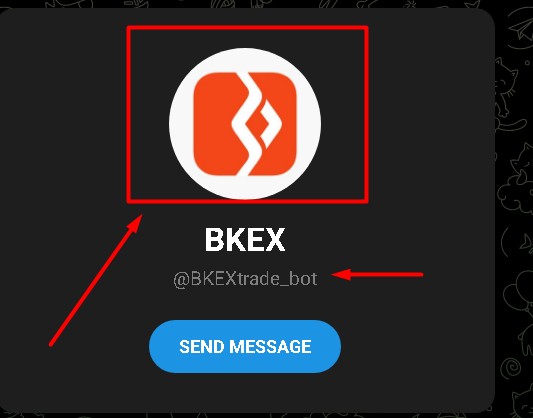 Телеграмм бот Bkex