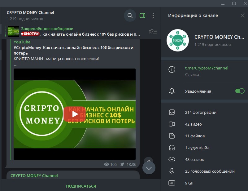 канал crypto money телеграмм