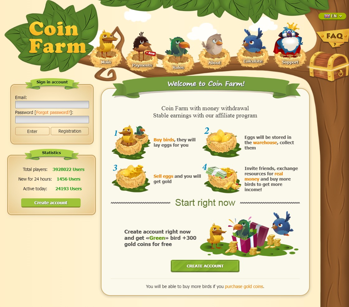 Coin Farm обзор игры