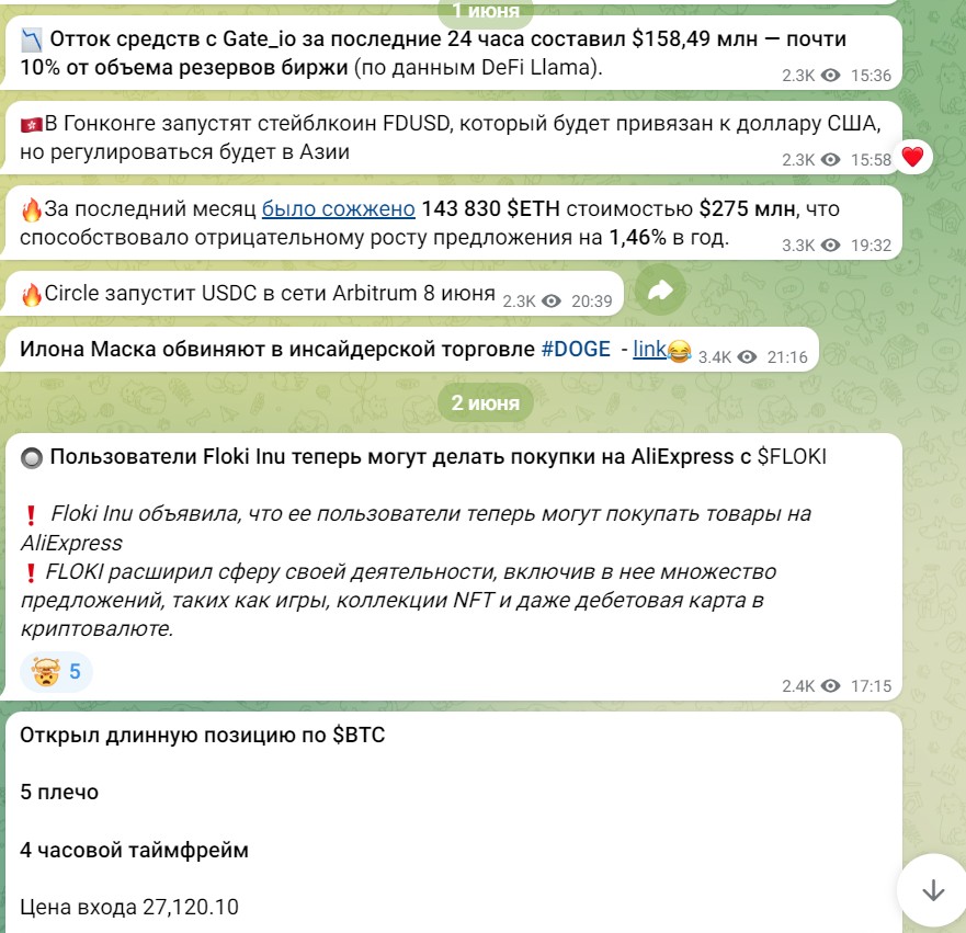 Petrov Crypto телеграм