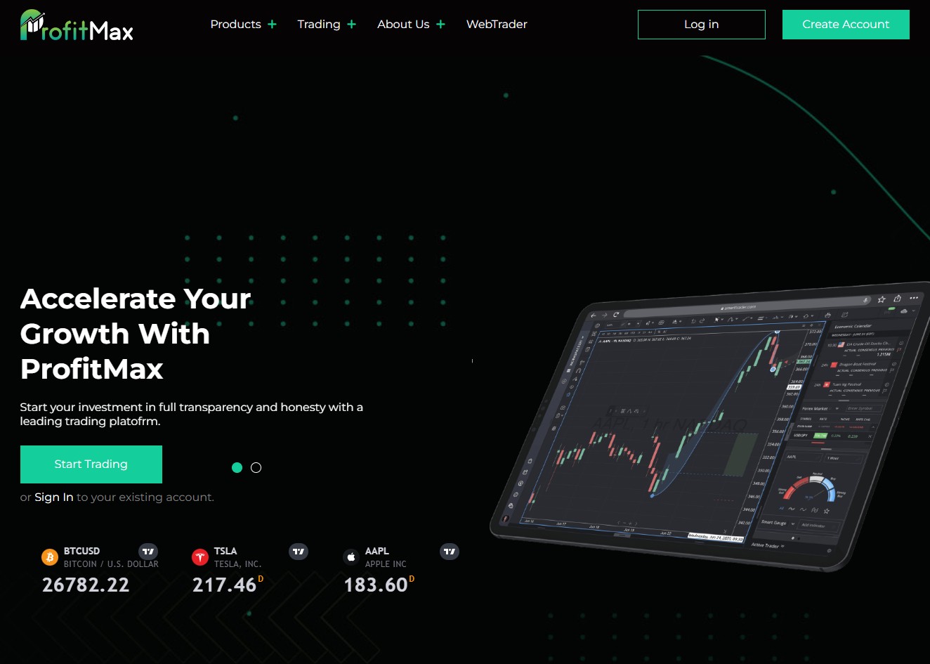 сайт Profit Max trading обзор
