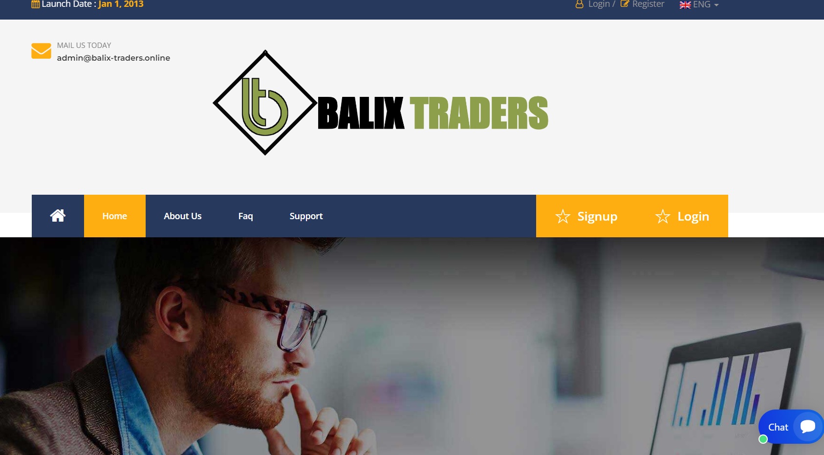 Сайт Balix traders