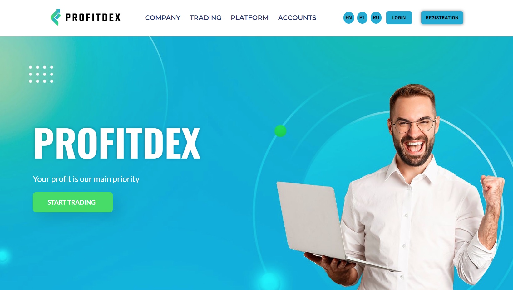 Сайт Profitdexsolution