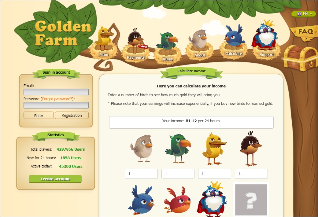 Golden Farm обзор игры