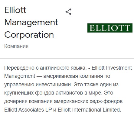 Elliott Invest обзор проекта