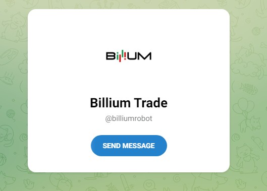 Billium Trade Bot телеграм
