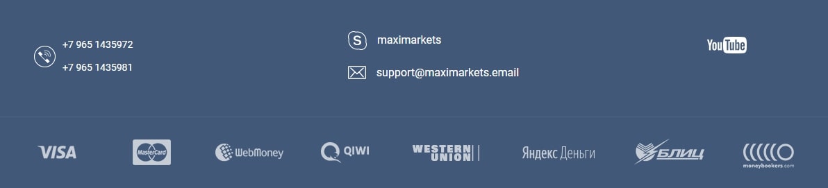 MaxiMarkets сайт