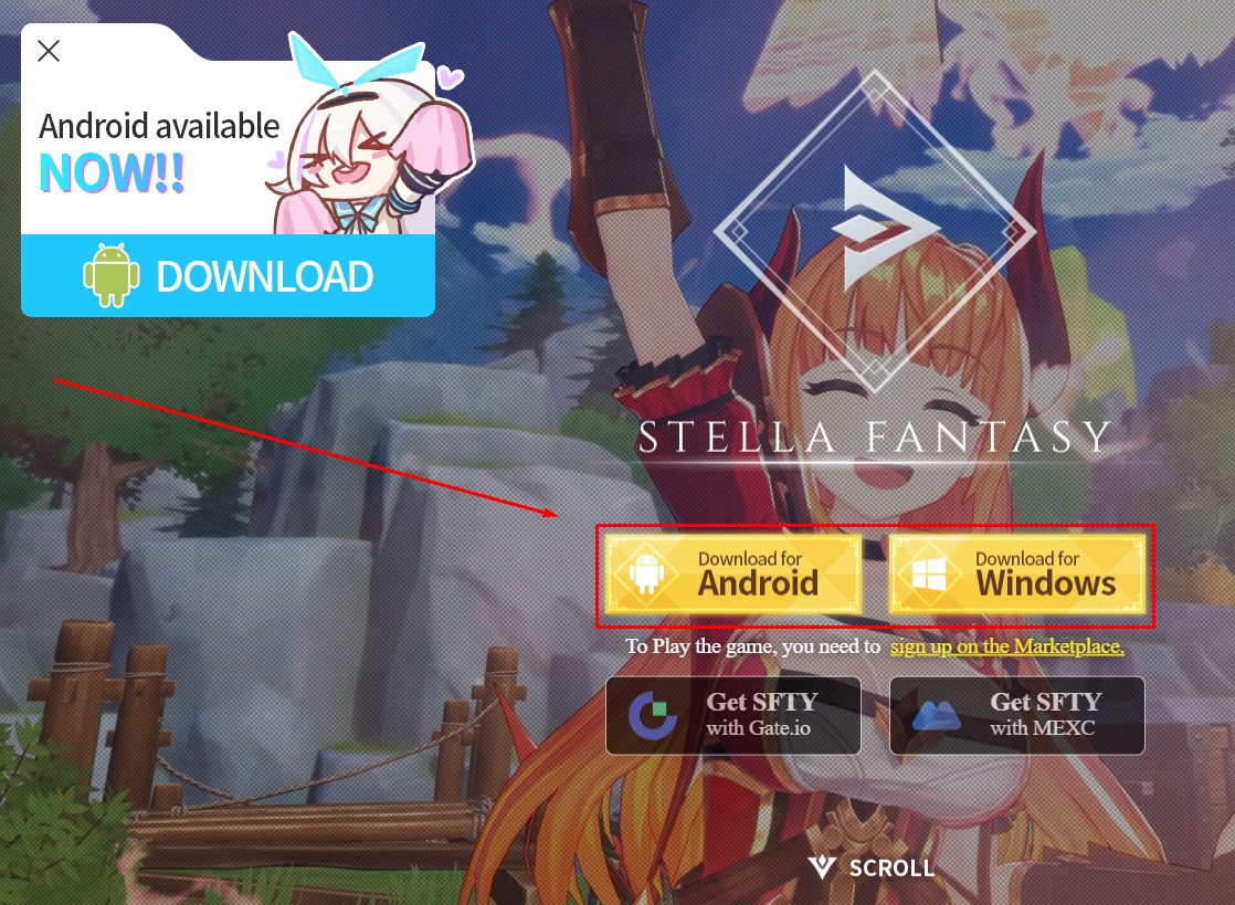 Доступные платформы для Stella Fantasy