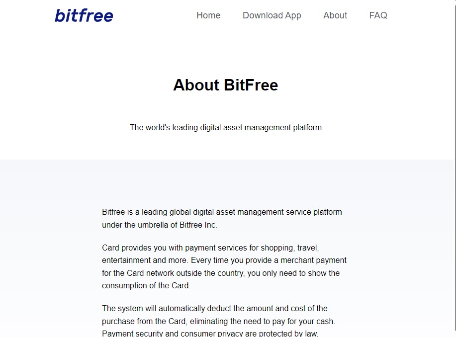 Описание BitFree