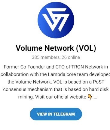 Телеграм-канал Vol Coin
