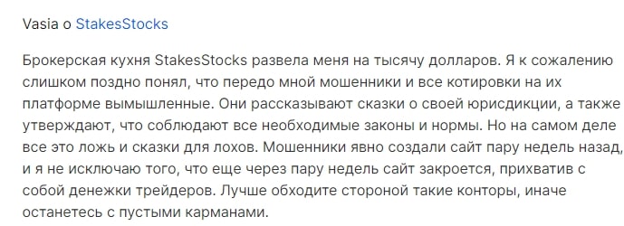 StakesStock отзывы