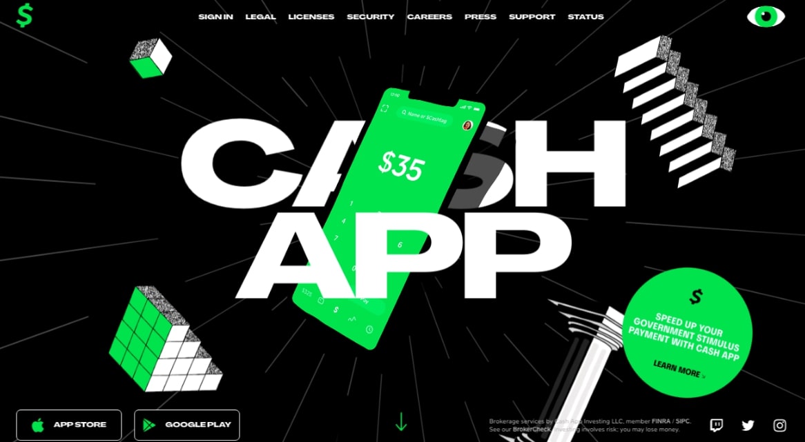 Cash App сайт