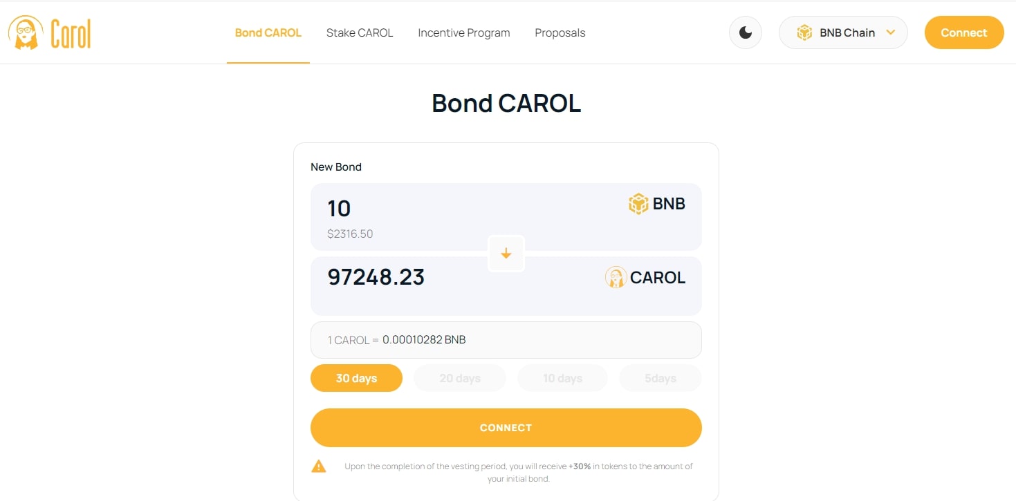 Carol Finance сайт обменник