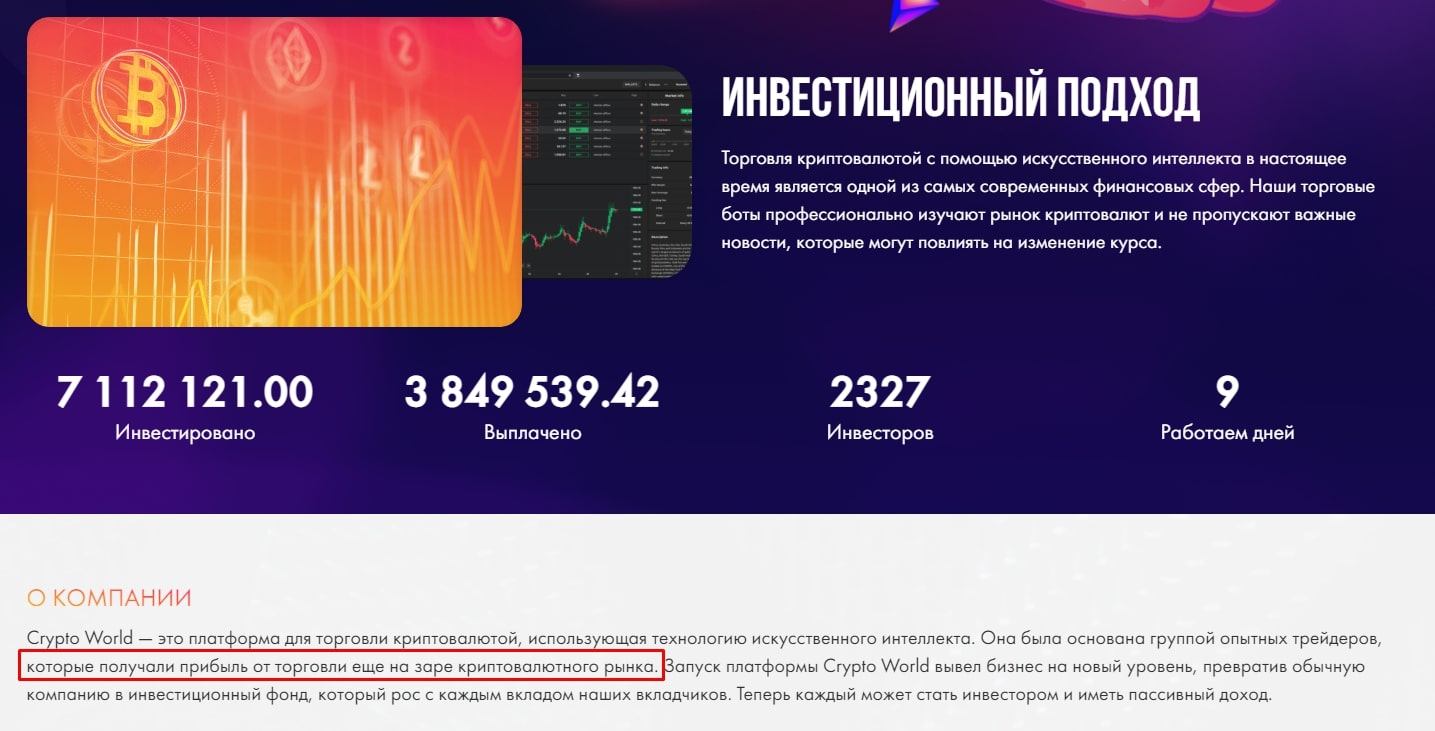 Crypto-World.cc сайт инфа