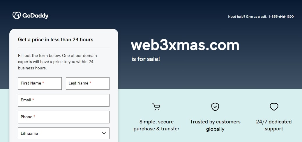 Web3xmas первый домен