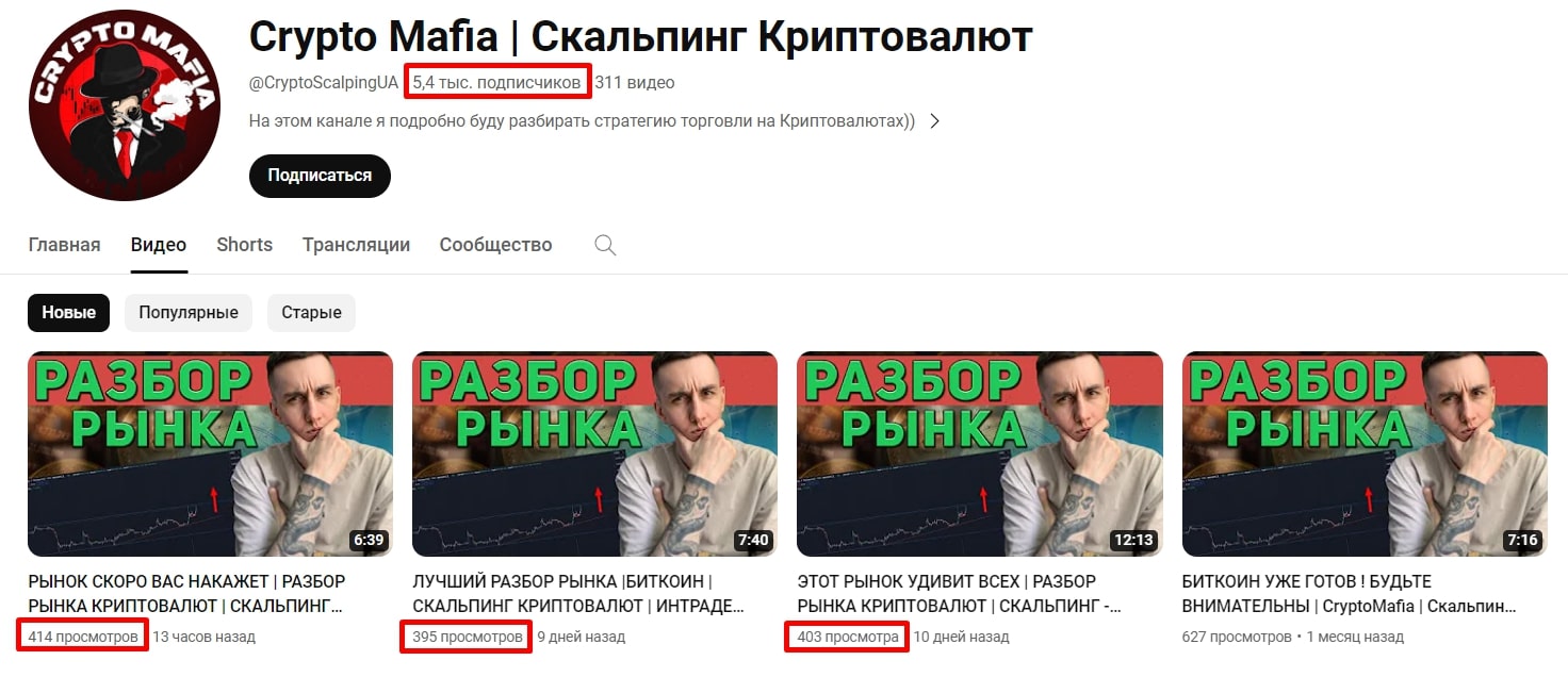 Сергей Вагин, Crypto Mafia ютуб