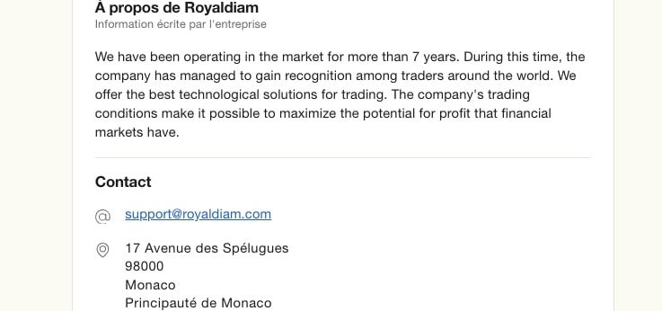 trade royaldiam com отзывы