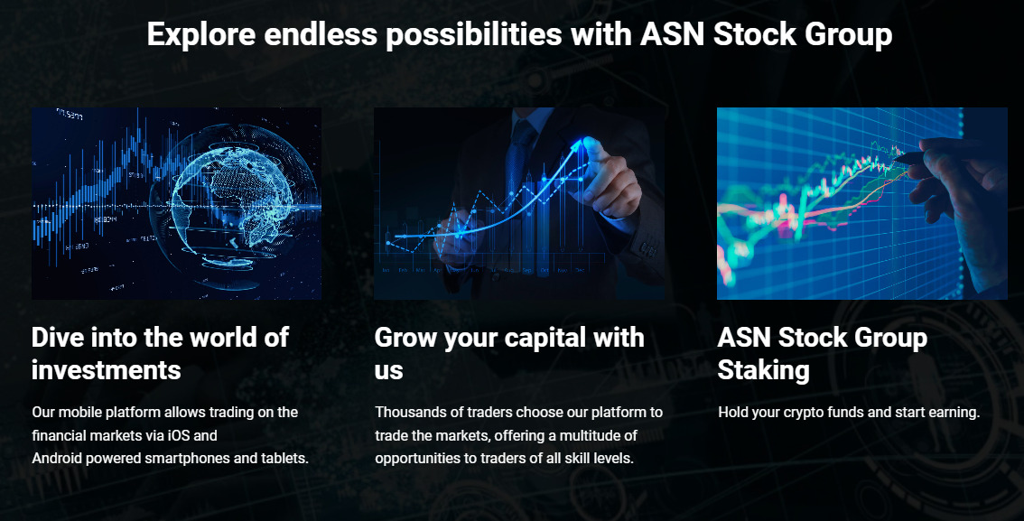 Предложения брокера ASN Stock Group