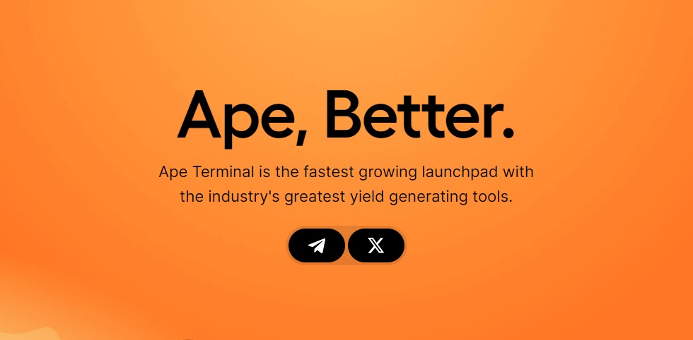 Сайт Проекта Ape Terminal 