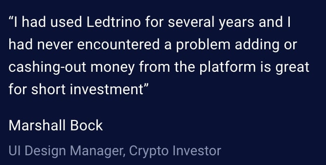 Ledtrino Invest Platform отзывы
