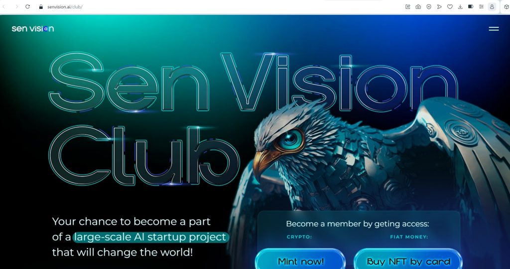 Sen Vision Club - закрытый NFT-клуб