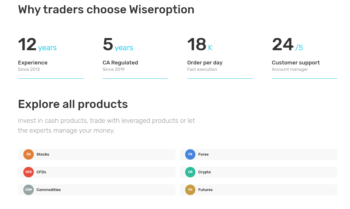 Webtrader Wiseroption io